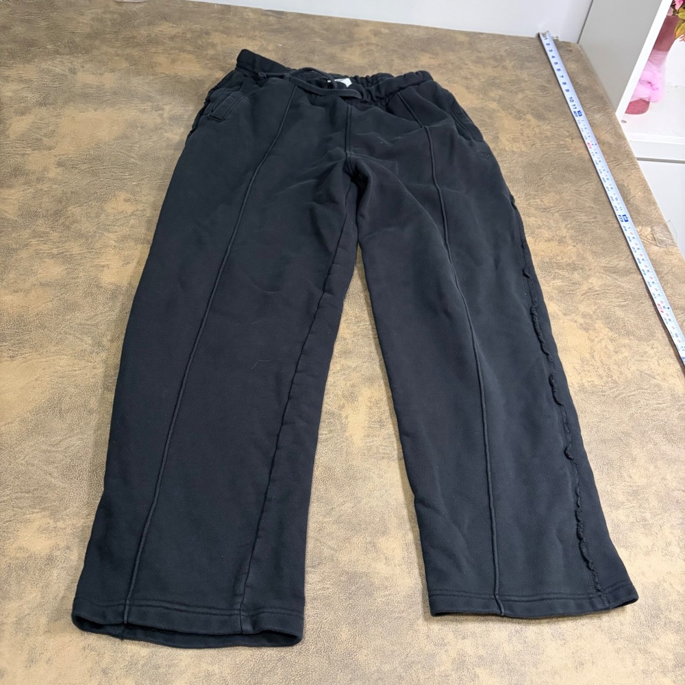 Gymshark Crest Straight Leg Joggers Men's Size M Black A1B9N Sweatpants
